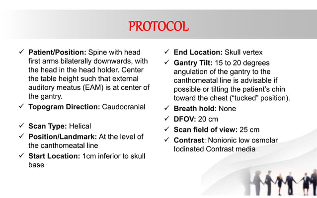 Ct head protocols | PPT