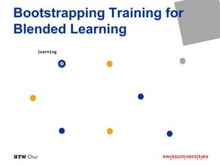 Bootstrapping Training for
Blended Learning
learning
 