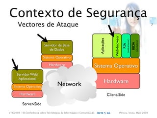 cTIC2009 - Segurança em Aplicações Web-based e RIA