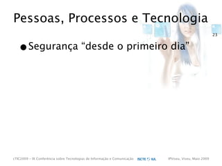 cTIC2009 - Segurança em Aplicações Web-based e RIA