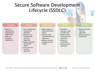 cTIC2009 - Segurança em Aplicações Web-based e RIA
