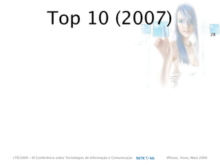 cTIC2009 - Segurança em Aplicações Web-based e RIA