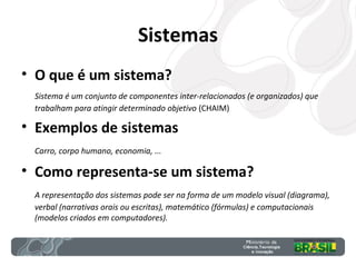 Modelagem de sistemas - Pensamento sistêmico | PPT