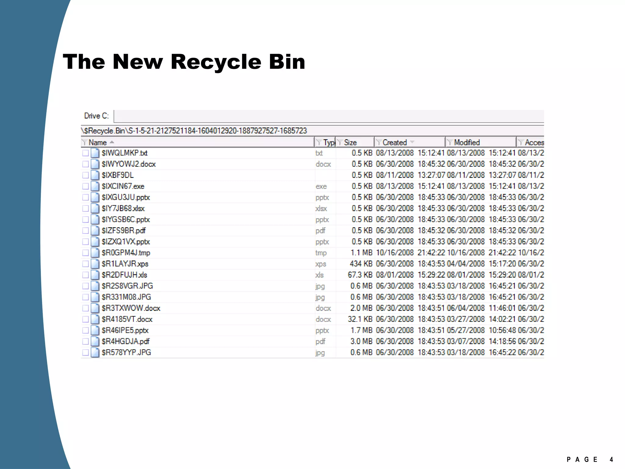 The New Recycle Bin 