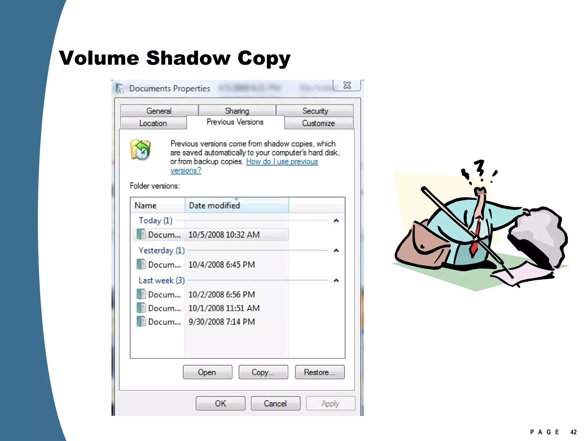 Volume Shadow Copy 