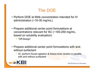 A Platform Approach to Preformulation Development for Antibody Products ...