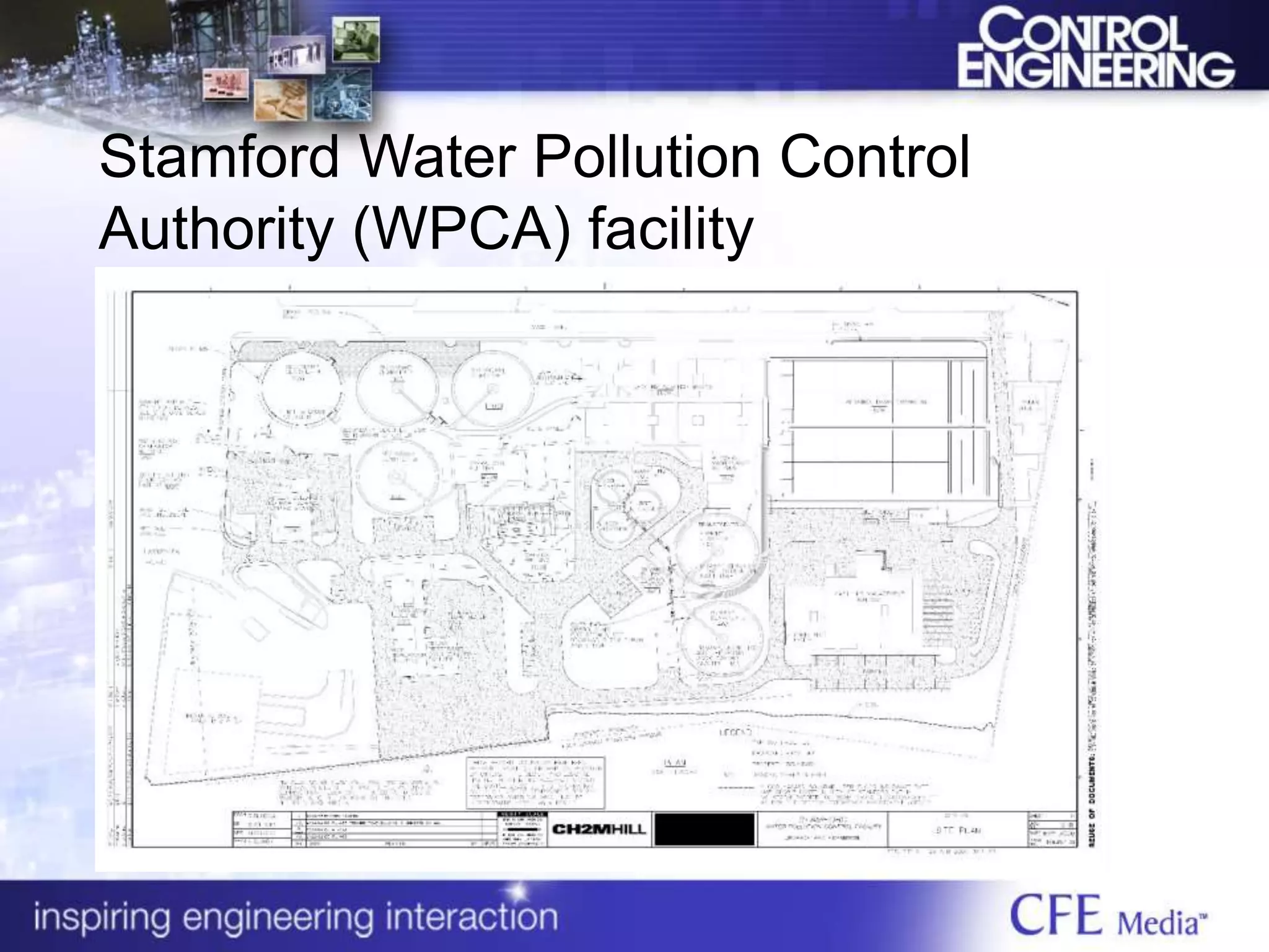 Stamford Water Pollution Control
Authority (WPCA) facility
 