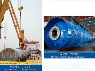 ӦӦ (Ti Gr.2/CS)(Ti Gr.2/CS)
DN320044000DN320044000 TitaniumTitanium ReactorReactor 
ӦӦ (TA2/CS)(TA2/CS)
DN280025000DN280025000 TitaniumTitanium ReactorReactor 
 