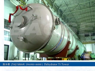 ˮˮ (TA2/16MnR(TA2/16MnR DNDN690046000690046000 )) Dehydrator Ti TowerDehydrator Ti Tower
 