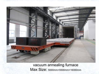 vacuum annealing furnace
Max Size: 5000mm5500mm16000mm
 
