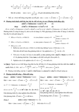 Công Thức Lượng GIác