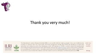 African Dairy Genetic Gains Project Overview