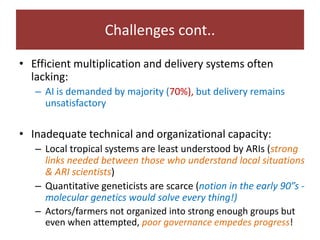 Challenges and opportunities for improved tropical dairy productivity and resilience 