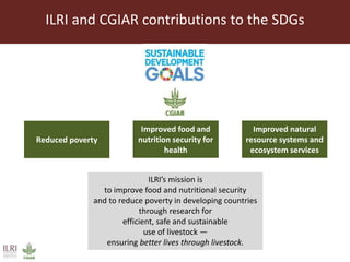 Livestock research contributions to the SDGs—Starting with the End in Mind: Real-world evidence for real-world solutions