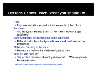 The Use of Games to Educate