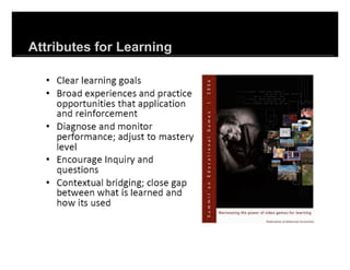 The Use of Games to Educate