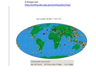 A tiempo real
http://earthquake.usgs.gov/earthquakes/map/
 