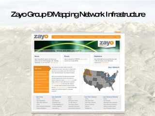 Zayo Group – Mapping Network Infrastructure 