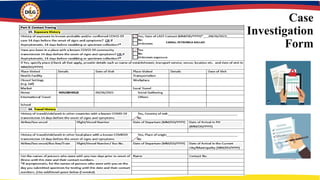 Case
Investigation
Form
 