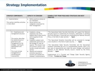 © Commonwealth Telecommunications Organisation | www.cto.int 112
Strategy Implementation
 