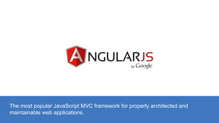 A presentation on AngularJS and the state of web development in 2015
 