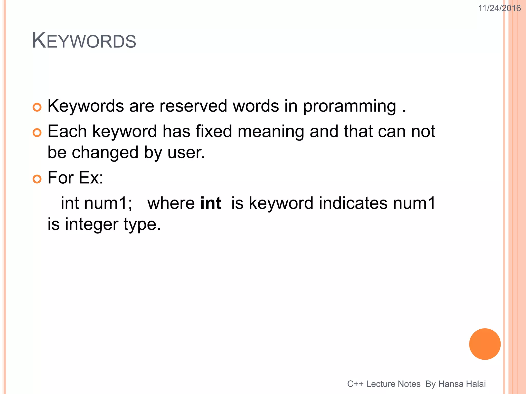 C++ tokens and expressions | PDF