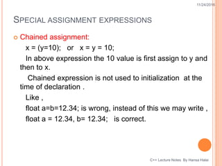 C++ tokens and expressions | PDF
