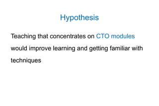 Achim Büttner - Teaching CTO as a Modular System | PDF