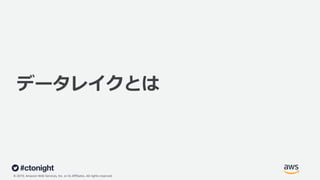 © 2019, Amazon Web Services, Inc. or its Affiliates. All rights reserved.
データレイクとは
 