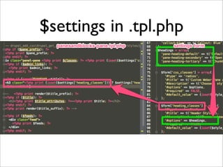 $settings in .tpl.php
 