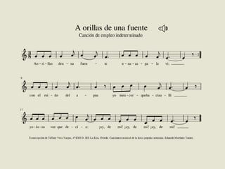 Cancionero de Torner. Curso 2017-2018