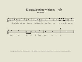 Cancionero de Torner. Curso 2017-2018