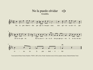 Cancionero de Torner. Curso 2017-2018