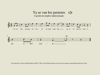 Cancionero de Torner. Curso 2017-2018