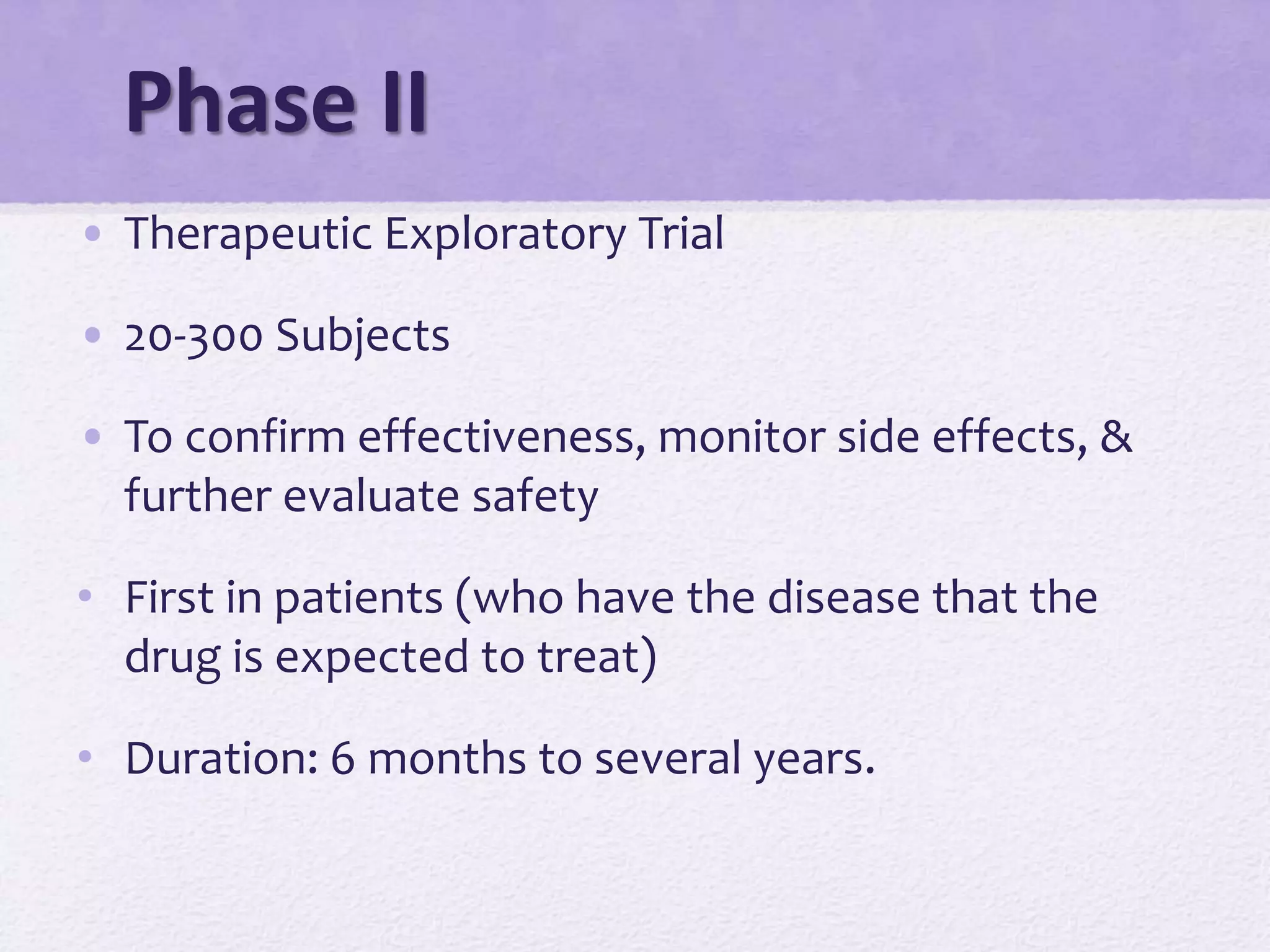 Clinical Trial Phases | PPTX