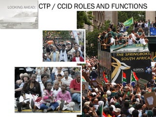 LOOKING AHEAD:   CTP / CCID ROLES AND FUNCTIONS 