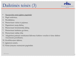 Nuosavybės teisės įgijimo pagrindai : Pagal sandorius; Paveldėjimu; Pasisavinant vaisius ir pajamas; Pagaminant naują daiktą; Pasisavinant bešeimininkį daiktą; Pasisavinant laukinius gyvūnus; Pasisavinant radinį, lobį; Atlygintinai paimant netinkamai laikomas kultūros vertybes ir kitus daiktus visuomenės poreikiams; Konfiskuojant daiktus; Įgijamoji senatis; Kitais įstatymo numatytais pagrindais. Daiktinės teisės ( 3 ) 