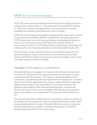 CTP Data Warehouse | PDF