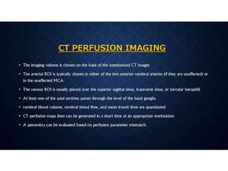 CT perfusion