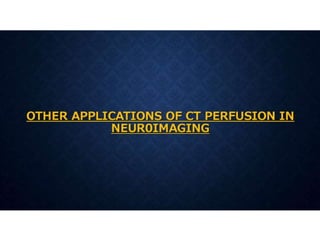 CT perfusion
