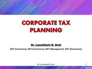 Dr. Laxmikant N. Soni
NET (Commerce), SET (Commerce), NET (Management), SET (Economics)
Dr. Laxmikant N. Soni 1
 