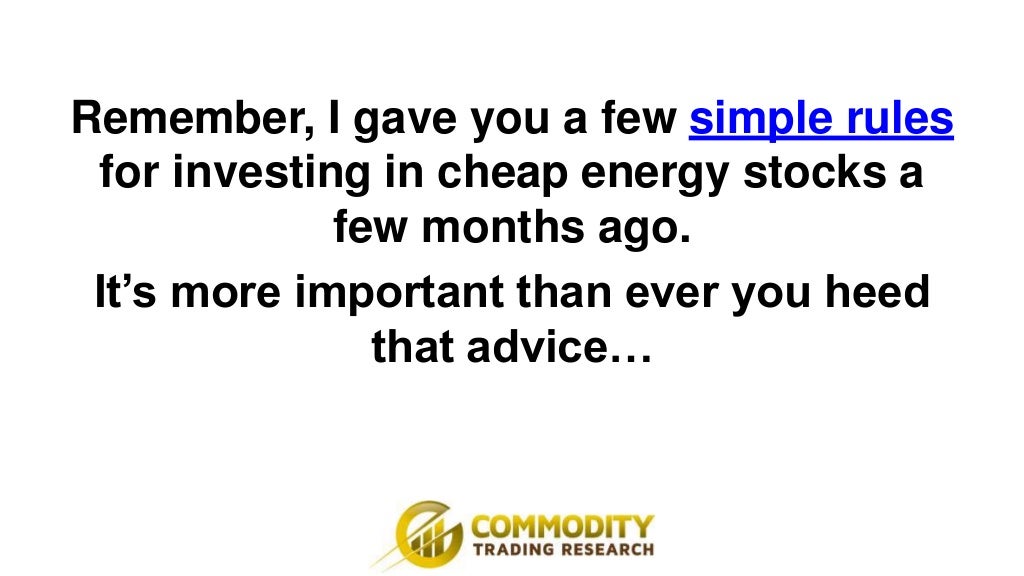 Five Oil Stocks To Avoid At All Costs…