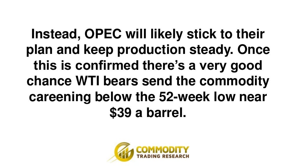 OPEC Meeting Will They Surprise The Market?