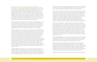 Analysis of Variance from Decisional Instrument Guidance                                          setting conditions that require participation in programming targeted to such needs. Reducing
     The analysis of cases from 2005 and 2006 combined indicated that 98% of cases rated as            the number of conditions on low-risk offenders can also serve to guide resources away from
     “likely to parole”—but refused parole—were rated as “program compliant,” but the reasons          low risk offenders, providing more emphasis and resources for high risk offenders.
     given for denial of parole in the majority of those cases (58%) had to do with lack of
     participation and completion of institutional programs for inmates determined to require          As part of its year-long effort to refine its practices, the Board also devoted its attention to the
     program completion, typically mid to high risk offenders. Clearly, the Board’s caution            setting of parole conditions, and the ways in which its practices could be more supportive of
     regarding these cases had to do with its concern about whether the offender’s risk had been       successful reentry to the community and completion of parole without reoffending. In the
     adequately reduced by participation in appropriate programming. The Board, during this            context of a full-Board seminar, members reviewed their special conditions of parole and
     time period, had not differentiated the programmatic needs of low risk offenders in its initial   considered how they might be reshaped to support recidivism reduction more directly. They
     scoring from the programmatic needs of mid to high risk offenders. This also seemed to            concluded that they will target conditions of supervision according to risk level and
     indicate that the current definition of “program compliant” was too generic and therefore         criminogenic need. Under this approach lower risk offenders would require fewer
     was interpreted inconsistently and could benefit from further clarification.                      conditions, and higher risk offenders’ conditions would be designed specifically to link
                                                                                                       offenders with programs and resources intended to reduce their assessed criminogenic needs.
     Further discussions, in particular about the risk principle of evidence based practice—that
     intensive programming not be targeted for low risk offenders—helped the Board come to a           In order to move in this direction, the Board commissioned a work group comprised of
     position that it would not require completion of programs among low risk offenders as a           decision makers and field staff, to develop a new format for its conditions form. This format
     pre-requisite to be considered “likely to parole.” The decisional instrument was modified to      has been redesigned so that the criminogenic needs of higher risk offenders are automatically
     weigh program participation and completion relative to the level of risk and nature of            entered on the Board’s decision documents, drawn from the assessment of needs conducted
     criminogenic need so that the instrument accurately applies the low risk principle.               as part of the LSI-R. In this way, those criminogenic needs can be prominently considered as
                                                                                                       the Board makes its decisions. Knowing what these domains of needs are, the Board can
     Reasons for Decisions Another issue that came to be recognized as the board deliberated on        specifically shape their conditions and requirements for programming. By the same token,
     its decisionmaking practice has to do with the Board’s past method of noting the reasons for      they can avoid setting numerous conditions that are unrelated to the domains of need, and
     its decisions. In conformance with Pennsylvania statute and case law, the Board provides          can avoid setting numerous conditions for low-risk offenders. This focuses the attention of
     reasons for each of its decisions. Based on the analysis of 38,000 decisions, it became clear     Board members on criminogenic needs and assists them in targeting or assigning conditions
     that, in the vast majority of cases, the reasons for a decision to grant or deny parole are       appropriate to the needs.
     clearly imbedded in the Board’s decisional instrument—they relate to assessed risk level,
     presence of a violent offense, failure to comply with required programs, or serious               Revocation Decisionmaking In the context of the Board’s analysis of its release decisionmaking,
     institutional misconduct. However, if a Board member or hearing examiner notes that “risk”        and a preliminary review of data on violations and revocations, the Board came to reaffirm its
     is the reason for a decision to deny parole, it was not easy to discern—absent a knowledge of     position that its decision to revoke parole is every bit as important as its decision to grant
     the Board’s decisional instrument— whether this offender fell into the “unlikely to parole”       parole, both in terms of public safety, and for the most effective use of resources.
     category because of risk, and that was the reason to make a decision according to the
     decisional instrument; OR if the offender fell into the “likely to parole category” but that      The Board is planning to initiate further work to enhance the Board’s current sanctioning
     some other information about risk convinced the decisionmaker to deny parole. The planned         matrix to incorporate risk and offender stabilization as dimensions. Dr. John Kramer at the
     publication of information about the Board’s decisional instrument will likely clarify this       University of Pennsylvania has undertaken a significant study of responses to violations by field
     issue in the future.                                                                              staff that will enhance the Board’s understanding of the degree to which it is being successful in
                                                                                                       managing those violators in the community who do not require revocation for purposes of
     Setting of Conditions Another important tool at the disposal of the Board is its ability to set   community safety. That research will be quite helpful as the Board moves forward in the future
     conditions of parole. These conditions shape the way in which supervision is conducted, the       to make further changes and improvement on the issue of violations and revocations.
     types of interventions to which an offender will be referred, and provide opportunities to
     respond to violations in ways to further enhance community safety. In line with the principles    The Board will seek funding to accomplish the refinement of its violation sanctioning matrix.
     of evidence-based practice, parole conditions should focus on areas of criminogenic need by




12    PENNSYLVANIA BOARD OF PROBATION AND PAROLE                                                            A REPORT ON BOARD INITIATIVES TO STRENGTHEN DECISIONMAKING POLICY AND PRACTICE                    13
 
