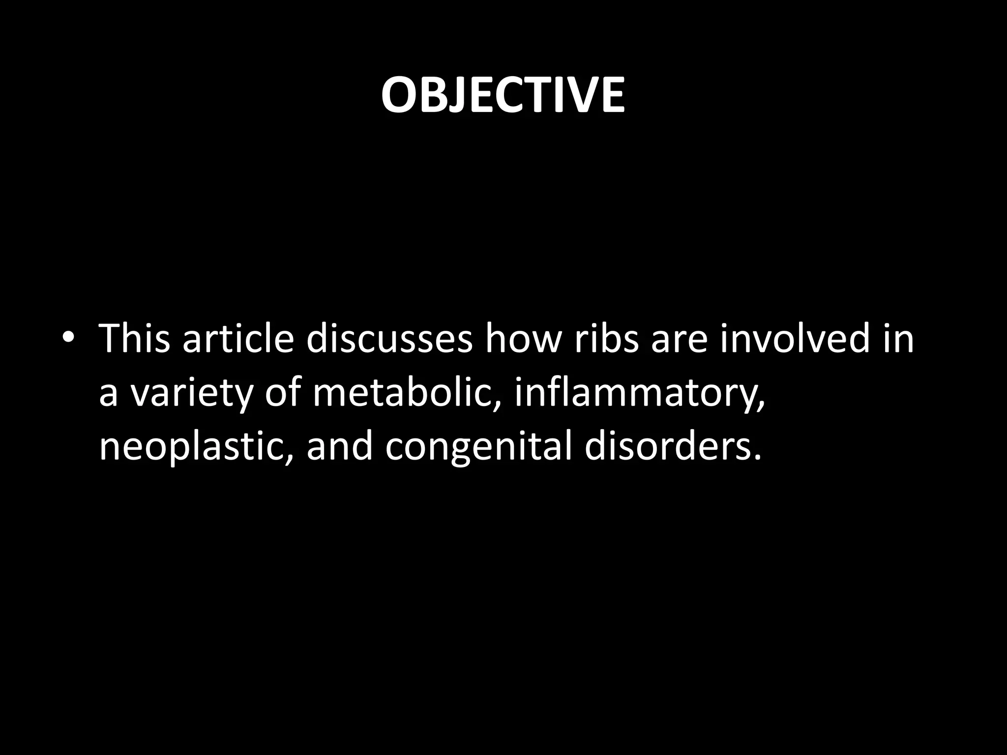Omt Key Rib CT scan of Rib pathologies | PPTX
