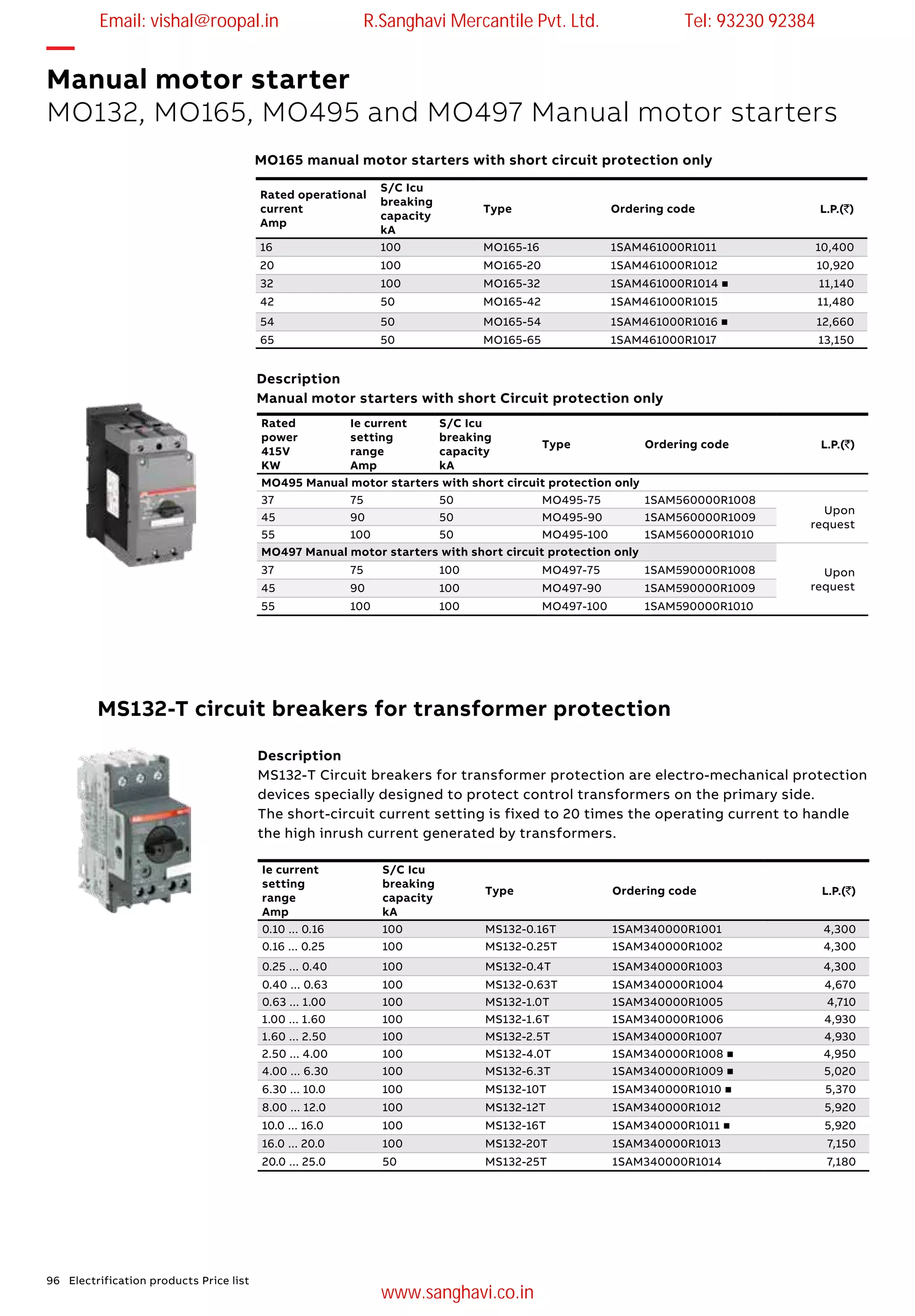 ABB Contactor Price List PDF abb-contactor-price-list-pdf