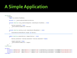 A Simple Application