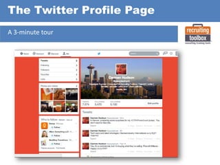 The Twitter Profile Page
A 3-minute tour

 