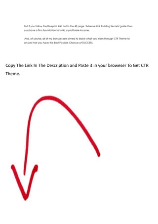 Copy The Link In The Description and Paste it in your broweser To Get CTR
Theme.
 