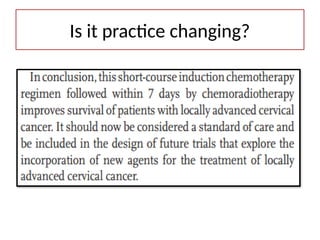 Is it practice changing?
 